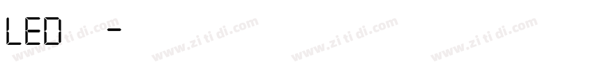 LED屏体字体转换