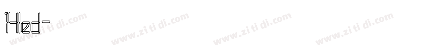 14led字体转换