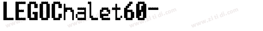 LEGOChalet60字体转换