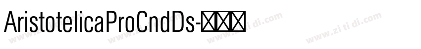 AristotelicaProCndDs字体转换