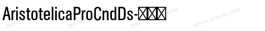 AristotelicaProCndDs字体转换