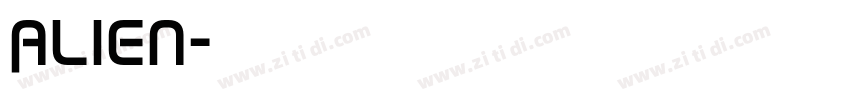 Alien字体转换