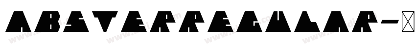 ABSTERRegular字体转换