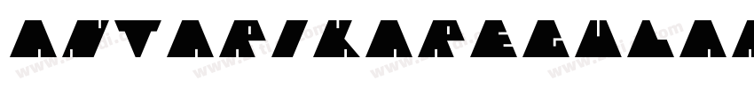 AntarikaRegular字体转换