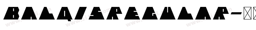 BALQISRegular字体转换