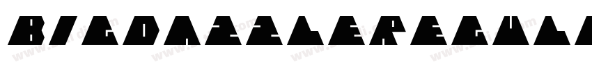 BIGDAZZLERegular字体转换