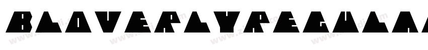 BLOVERLYRegular字体转换