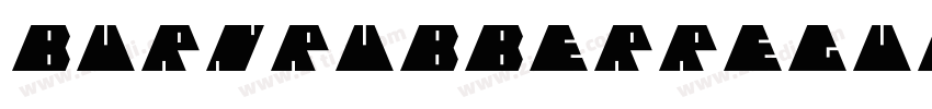 BURNRUBBERRegular字体转换