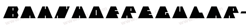BahnhofRegular字体转换 BahnhofRegular字体转换