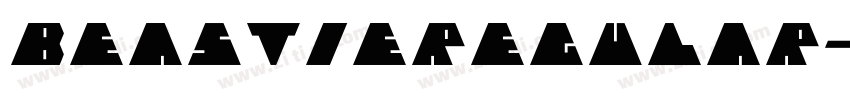BeastieRegular字体转换