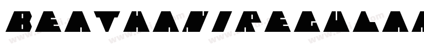 BeathaniRegular字体转换 BeathaniRegular字体转换