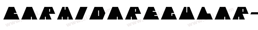 CarmidaRegular字体转换