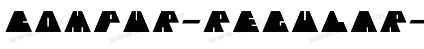 Compur-Regular字体转换