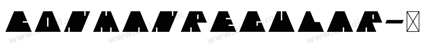 ConmanRegular字体转换 ConmanRegular字体转换