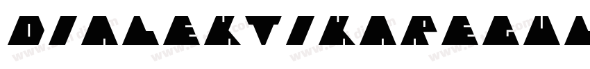 DialektikaRegular字体转换