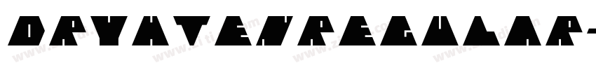 DryhtenRegular字体转换