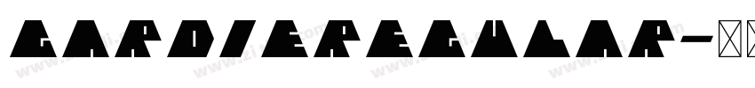GARDIERegular字体转换