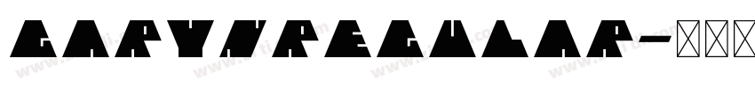 GarynRegular字体转换