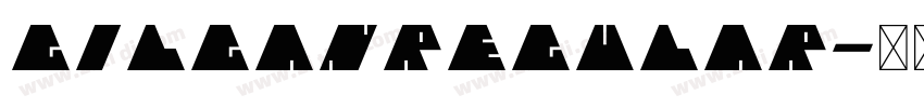 GilganRegular字体转换