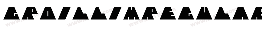 GroillimRegular字体转换