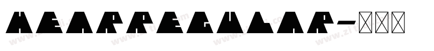 HearRegular字体转换