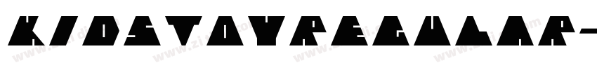KidstoyRegular字体转换