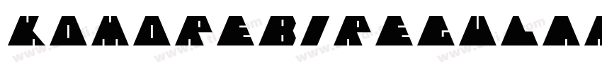 KomorebiRegular字体转换 KomorebiRegular字体转换