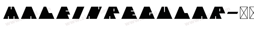 MalfinRegular字体转换