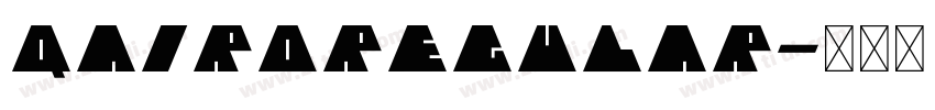 QAIRORegular字体转换 QAIRORegular字体转换