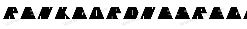 RenkGordnesRegular字体转换
