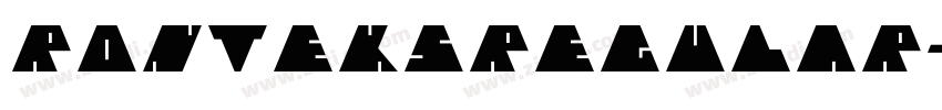 RonteksRegular字体转换