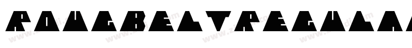 RougbeltRegular字体转换