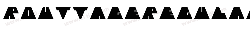 RouttageRegular字体转换 RouttageRegular字体转换