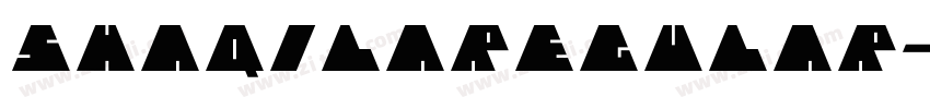 ShaqilaRegular字体转换
