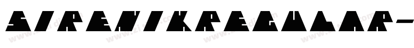 SirenikRegular字体转换 SirenikRegular字体转换