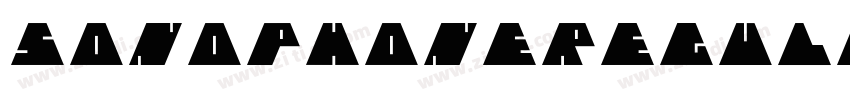 SonophoneRegular字体转换 SonophoneRegular字体转换