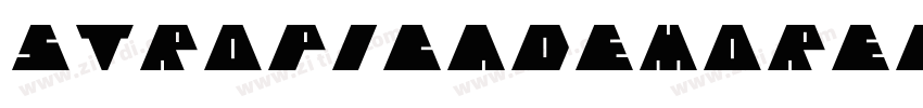 StropicaDEMORegular字体转换