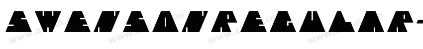 SwensonRegular字体转换