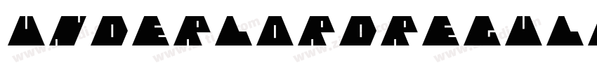 UnderlordRegular字体转换