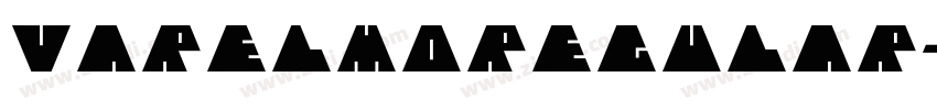 VarelmoRegular字体转换