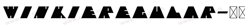 WinkieRegular字体转换 WinkieRegular字体转换