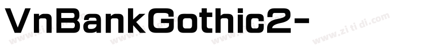 VnBankGothic2字体转换