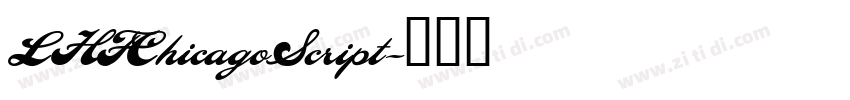 LHFChicagoScript字体转换