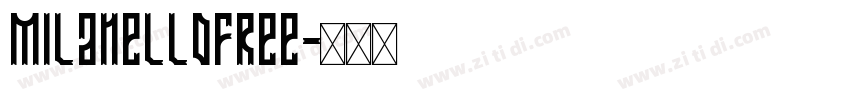 MilanelloFree字体转换