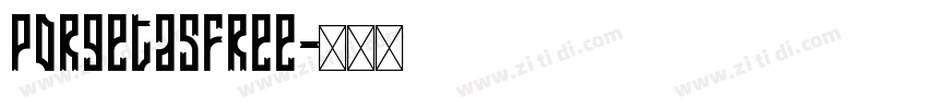 PorgetasFree字体转换