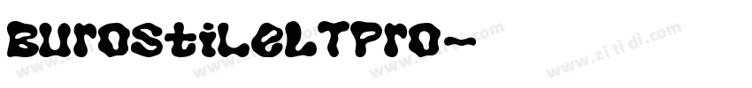 BurostileLTPro字体转换