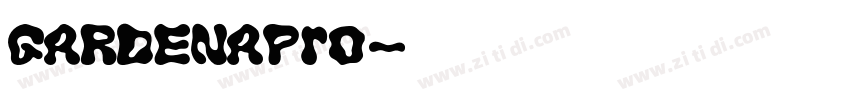 GARDENAPro字体转换