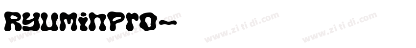 RyuminPro字体转换