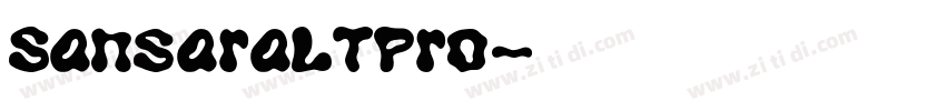 SansaraLTPro字体转换