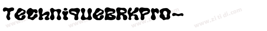 TechniqueBRKPro字体转换